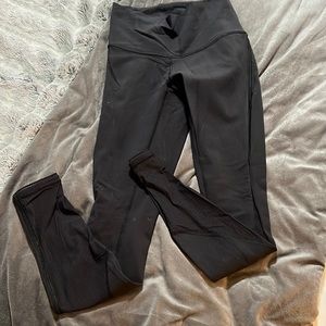 Black Lululemon leggings, size 4